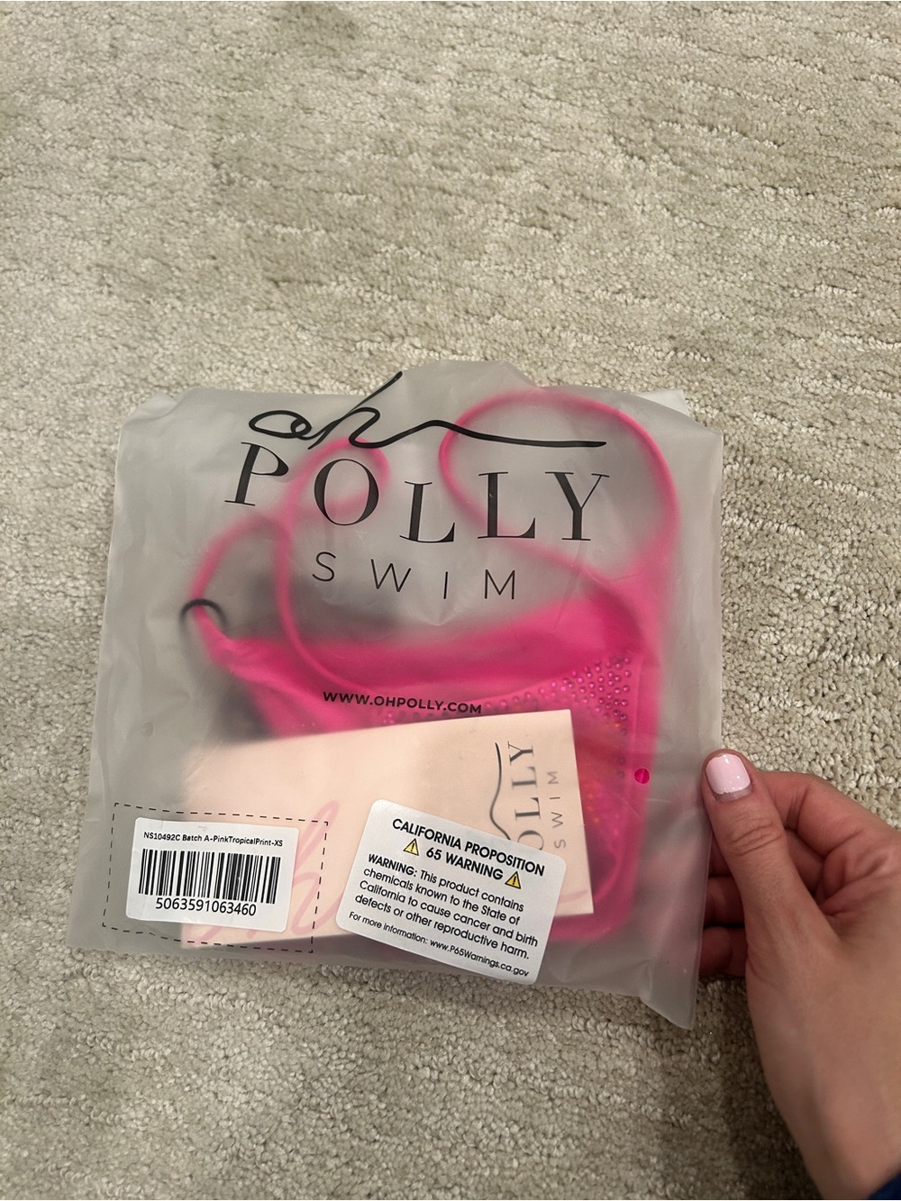 Oh Polly Rhinestone Triangle Bikini Bottom - Picture 6 of 6